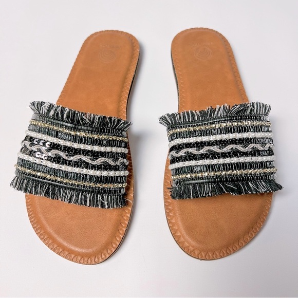 High Tide Women’s Sequins Slippers Size 7 - Picture 2 of 6